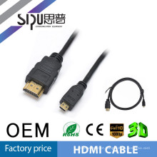 Tipo de 1,3 D cabo Micro HDMI de alta velocidade a um tipo de suporte 1080p